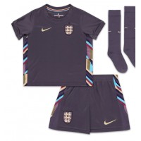 Camiseta Inglaterra Segunda Equipación Replica Eurocopa 2024 para niños mangas cortas (+ Pantalones cortos)